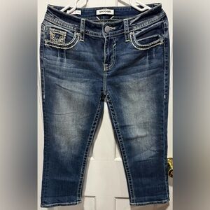 VIGOSS American Flag Capri Jeans